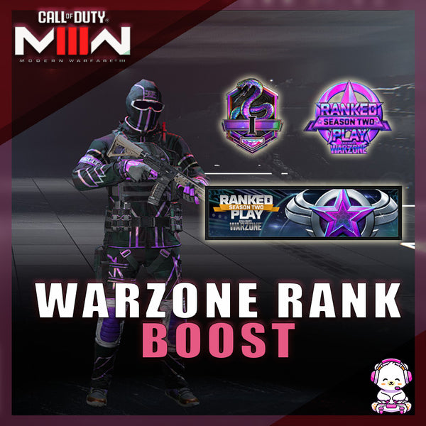 CALL OF DUTY MODERN WARFARE III (MWIII):  WARZONE RANKED PLAY BOOSTING